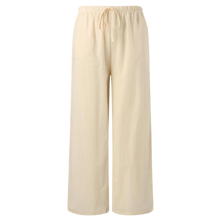 Levoire | Pantalon Élégant En Coton Et Lin