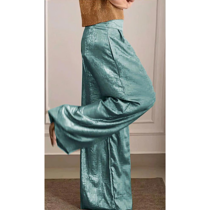 Levoire | Ensemble Élégant Composé D'Un Haut Et D'Un Pantalon Bleu