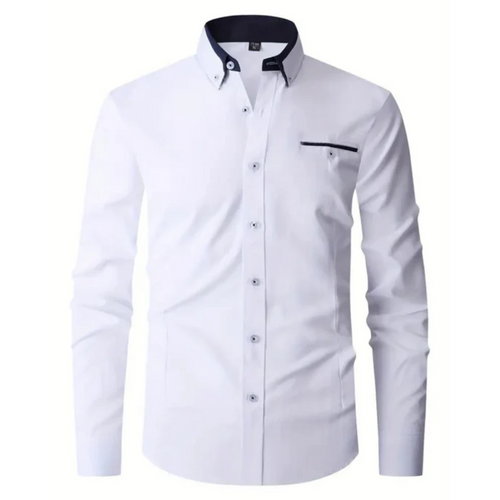 Levoire | Chemise Élégante Avec Col Contrasté