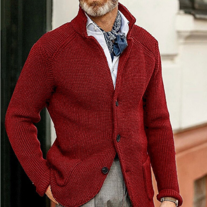 Levoire | Gilet Pour Hommes Élégant Et Chaud Rot