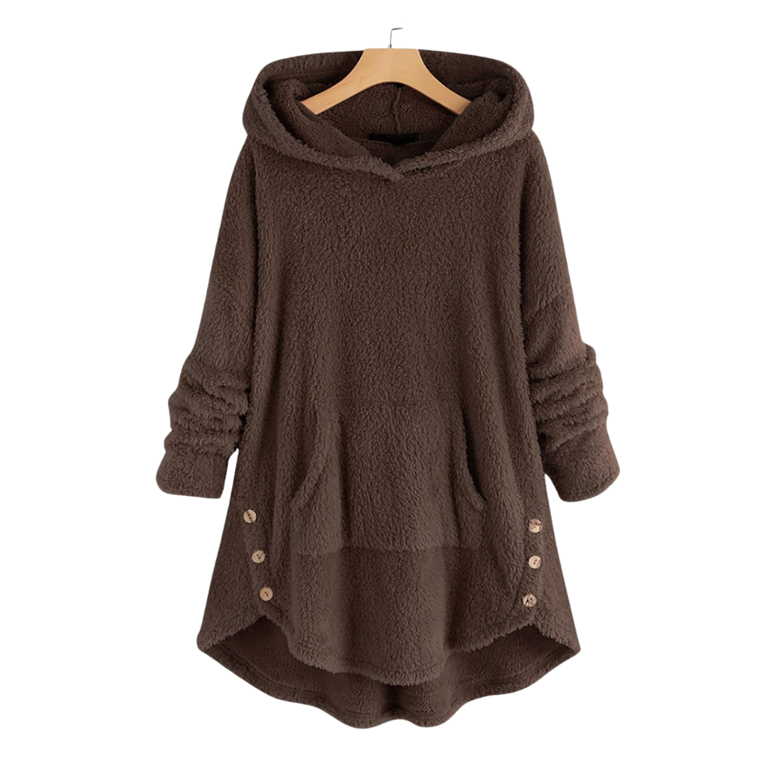 Levoire | Ultra Doux Et Chaud Hoodie Teddy Braun (Vite épuisé)