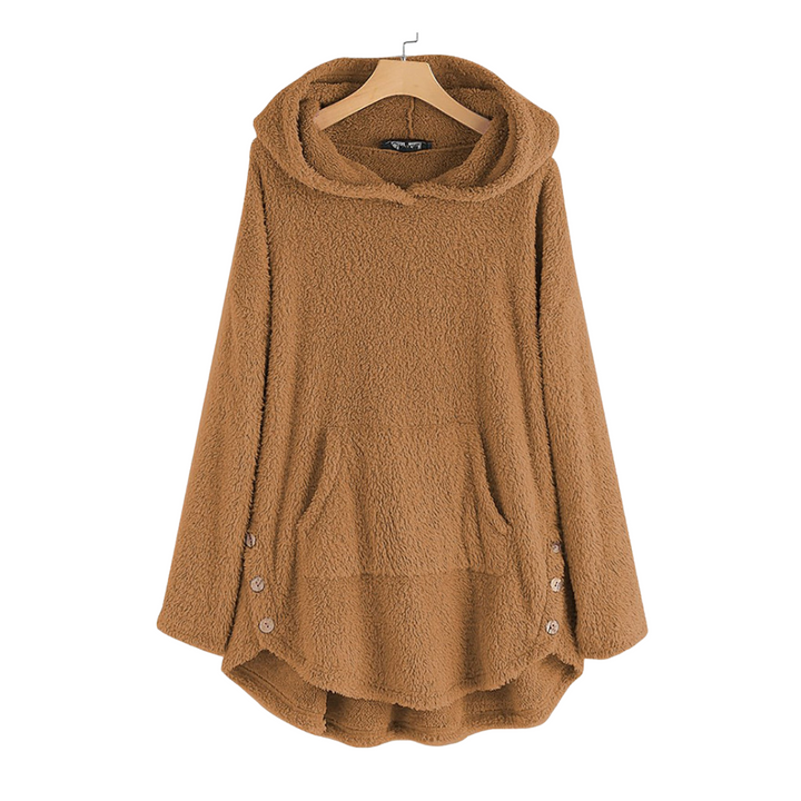 Levoire | Ultra Doux Et Chaud Hoodie Teddy Beige