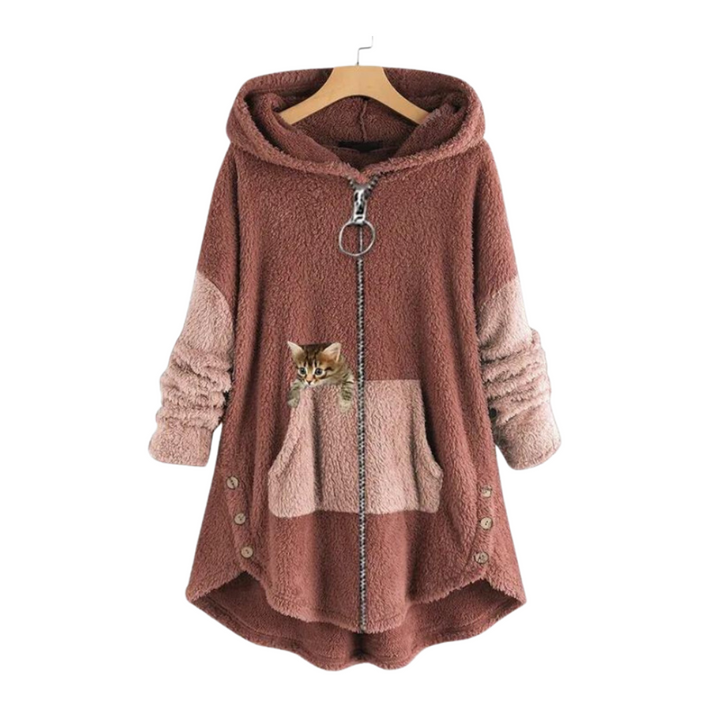 Levoire | Ultra Doux Et Chaud Hoodie Teddy Rose clair (vente rapide)