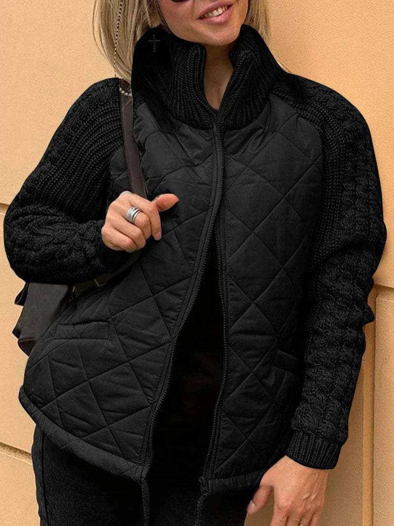 Levoire | Cardigan Zippé Chaud Noir