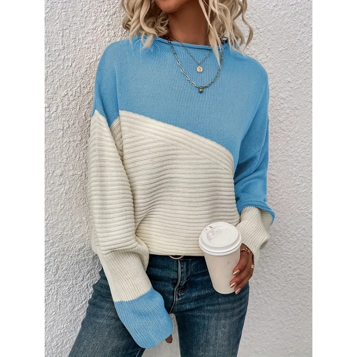 Levoire | Pull Long Tendance Pour Femmes Bleu