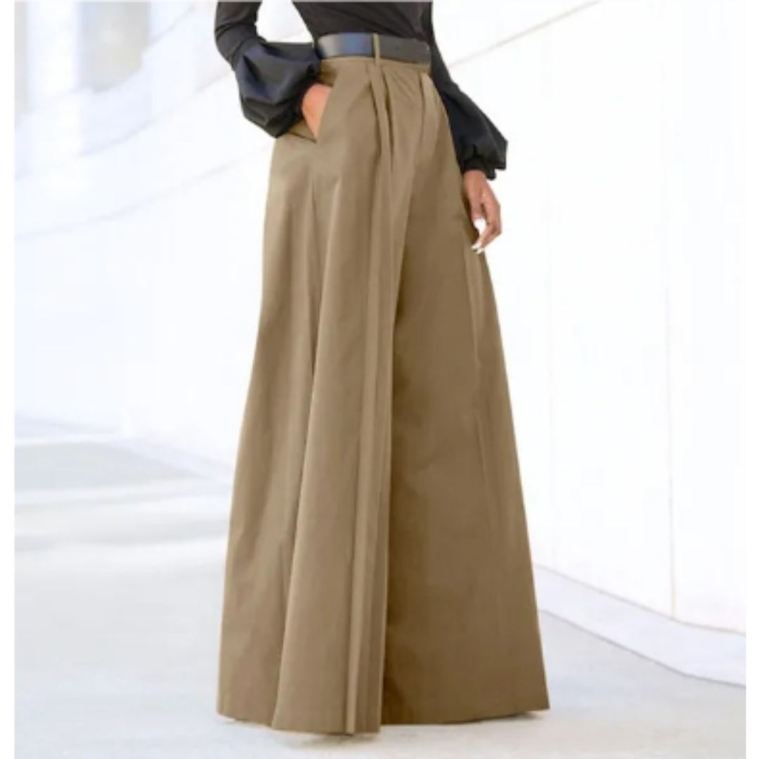 Levoire | Pantalon Large Pour Femmes Beige