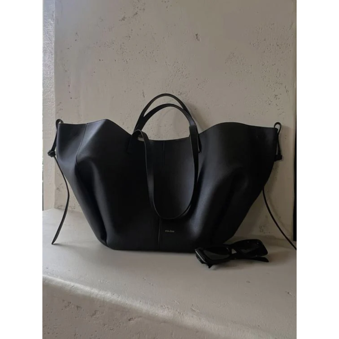 Levoire | Sac de shopping spacieux pour dames stylé Noir