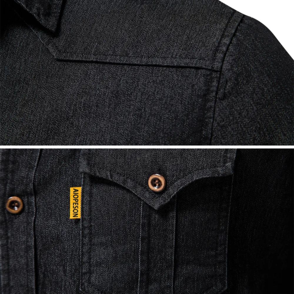 Levoire | Chemise En Denim De Coton Pour Hommes