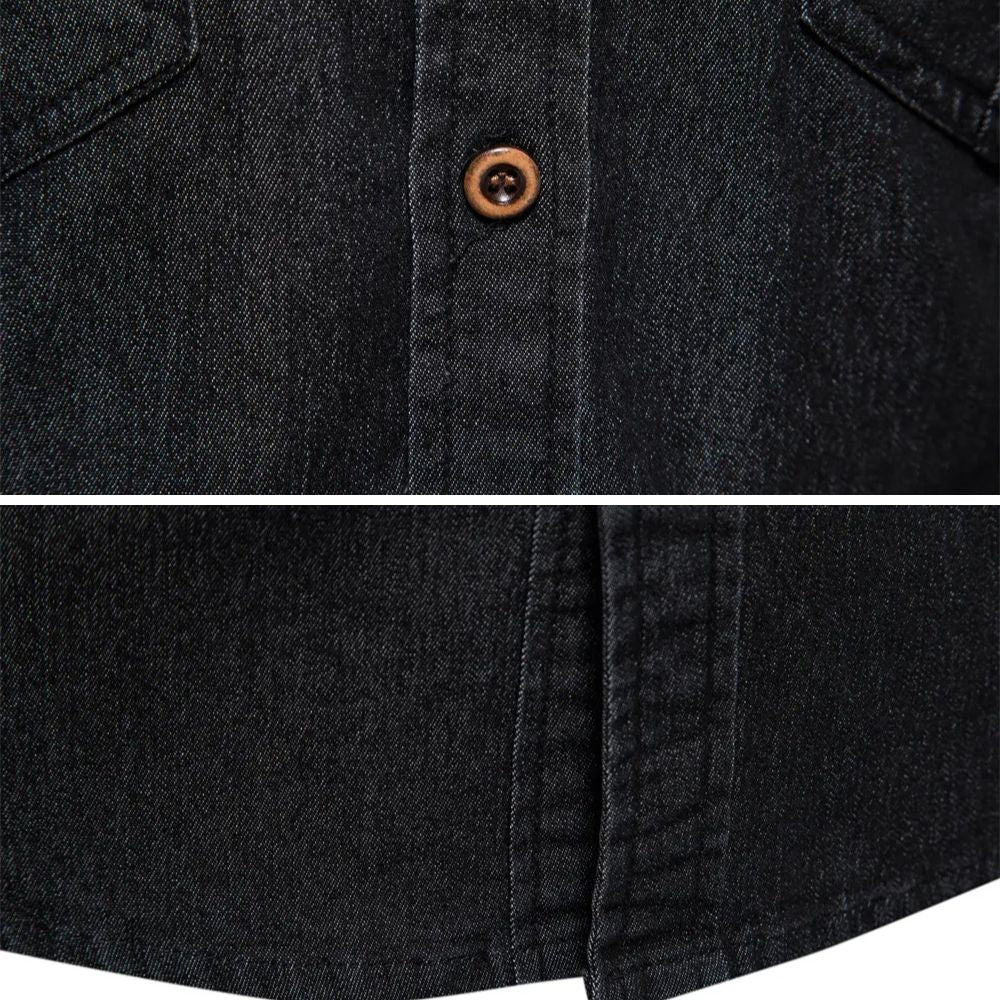 Levoire | Chemise En Denim De Coton Pour Hommes
