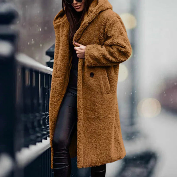 Levoire | Veste Confortable Avec Capuche Jaune doré