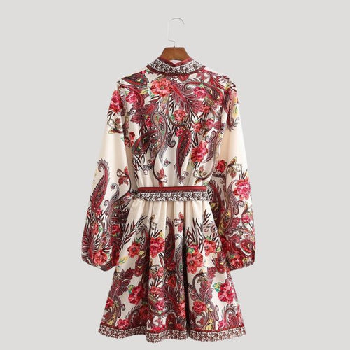 Levoire | Robe Midi Avec Sensation Cachemire Et Ceinture De Taille