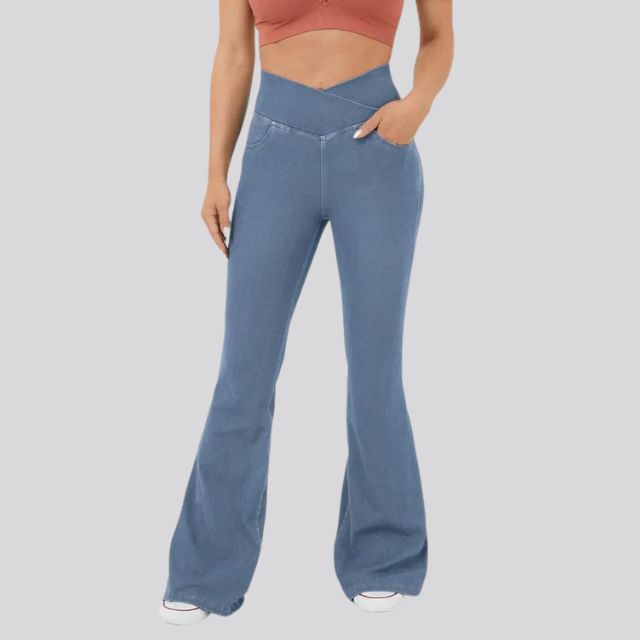Levoire | Leggings À Taille Haute Et Jambes Larges
