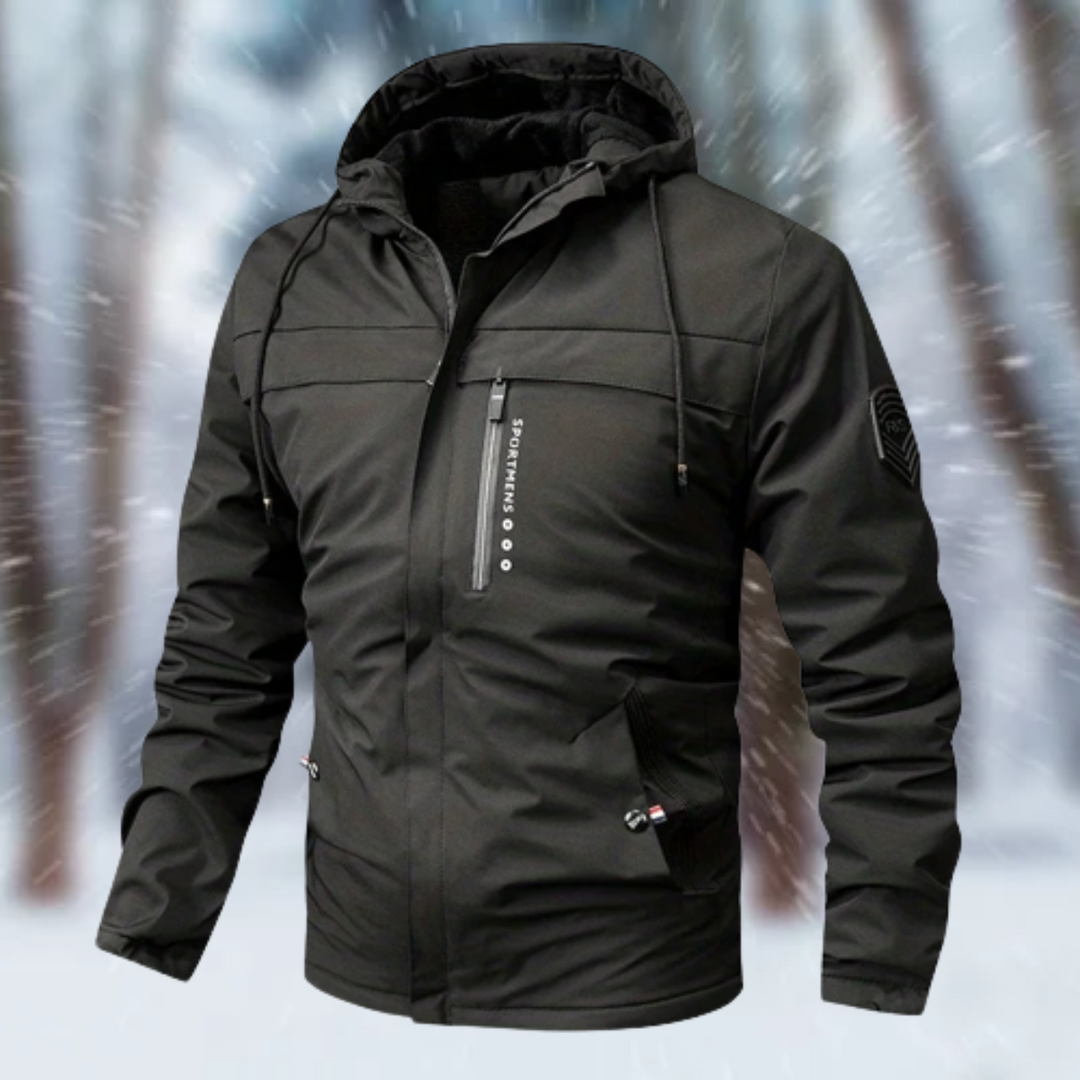 Levoire | Veste Imperméable Pour Hommes Noir