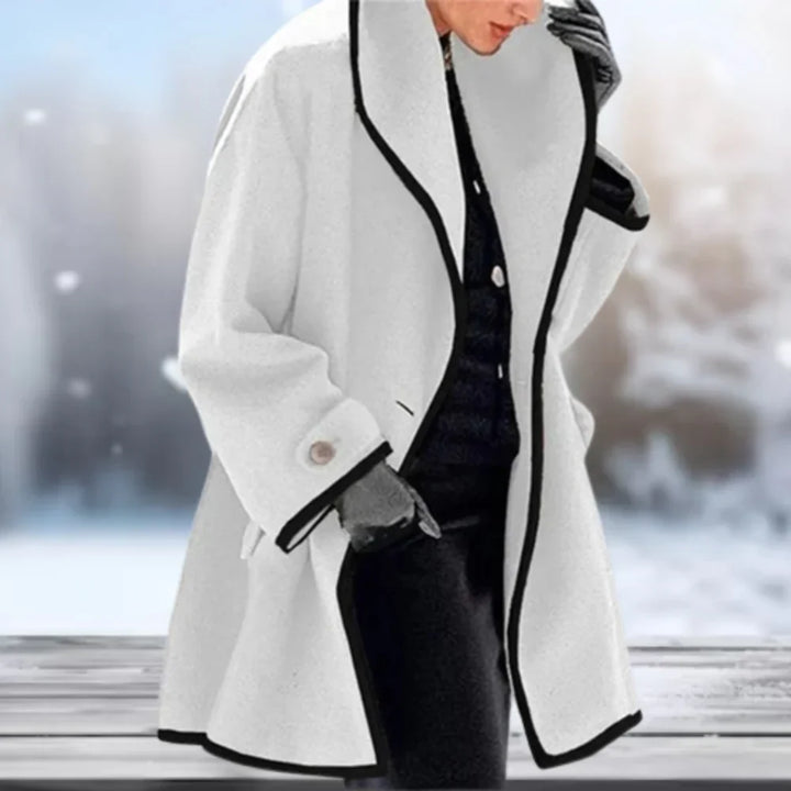 Levoire | Manteau En Laine Rétro Blanc