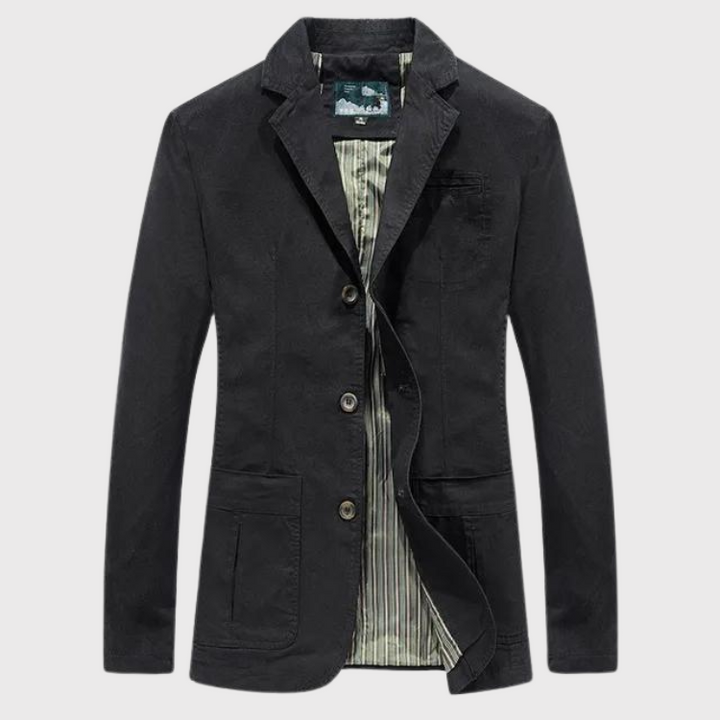 Levoire | Kashmir Printemps Manteau Noir
