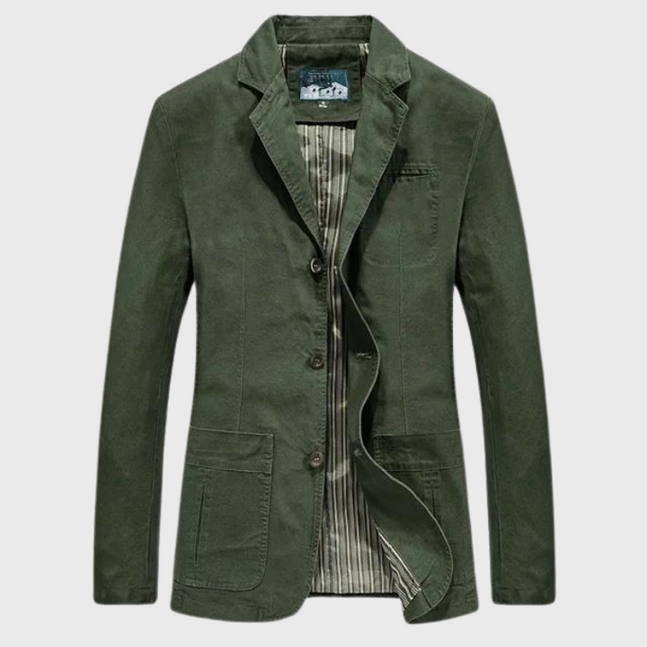 Levoire | Kashmir Printemps Manteau vert olive