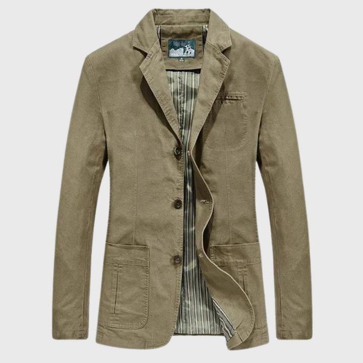 Levoire | Kashmir Printemps Manteau Khaki