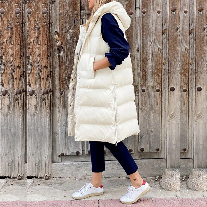 Levoire | Veste sans manches Blanc crème