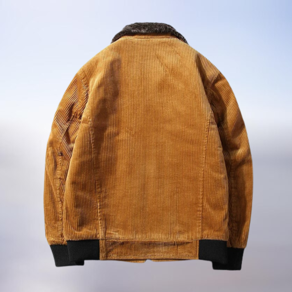 Levoire | Veste Chaude Avec Intérieur Doux Kaki