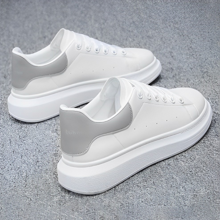 Levoire | Baskets Blanches Pour Hommes Blanc Gris
