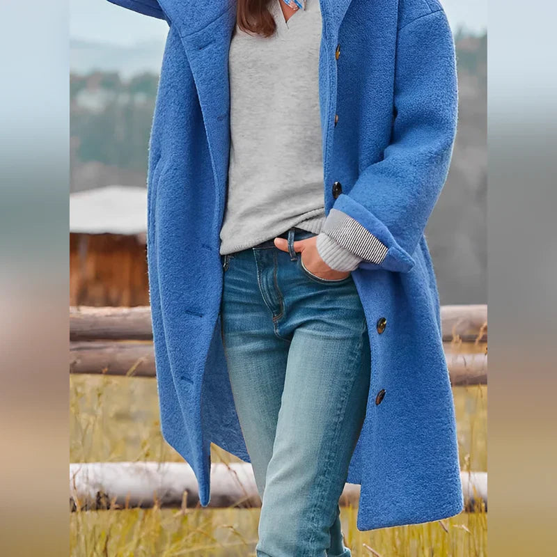 Levoire | manteau long avec capuche