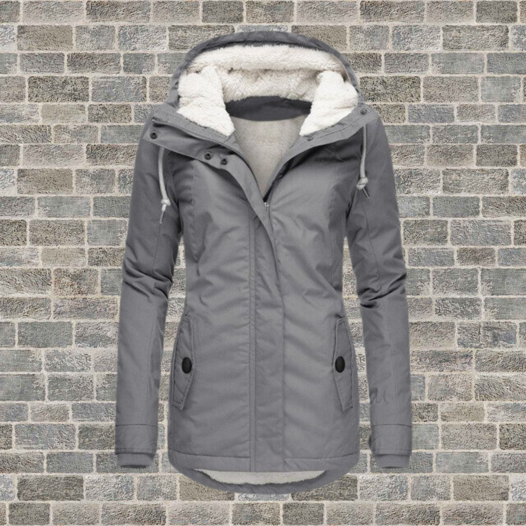 Levoire | Veste en coton chaude pour femmes Gris