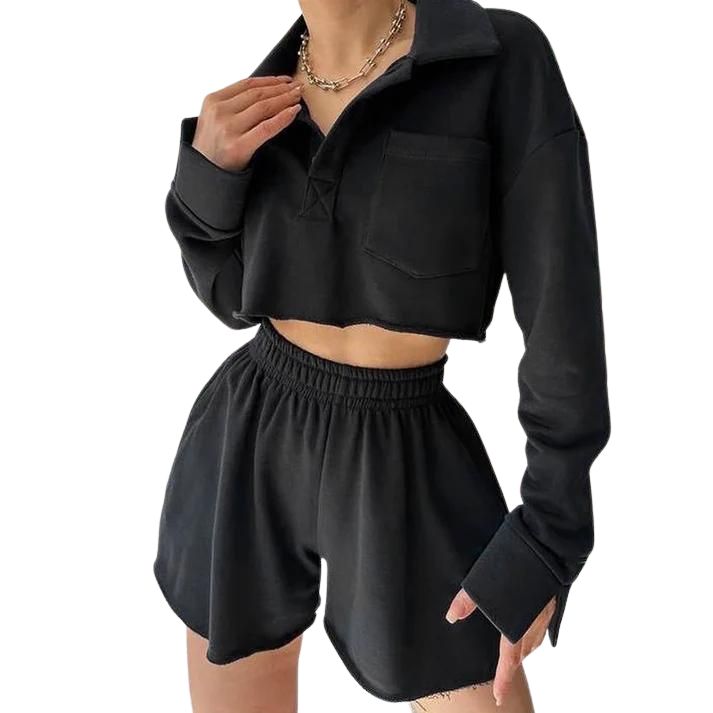 Levoire | Muotikas Combinaison Élégante Chic Noir