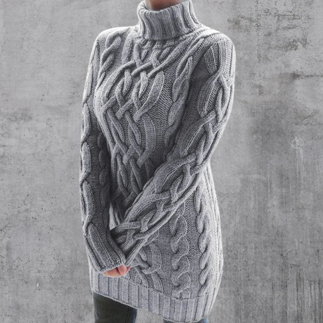 Levoire | Pull long élégant pour femmes Gris