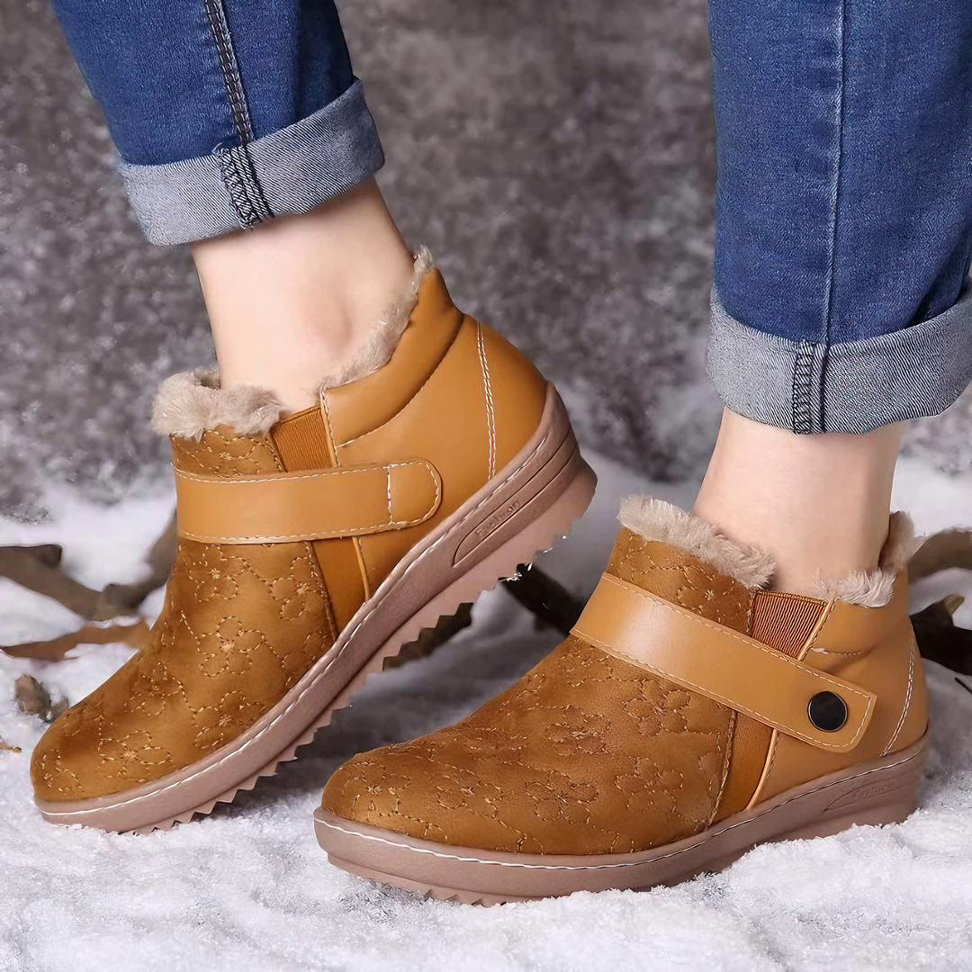 Levoire | Chaussures De Randonnée En Cuir Mokkanahka Antidérapant Chaud