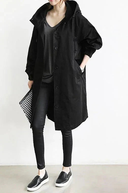Levoire | Veste De Pluie Élégante Pour Femmes Noir