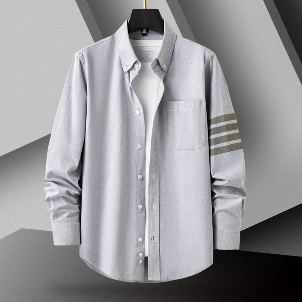 Levoire | Chemise Rayee Moderne Hommes