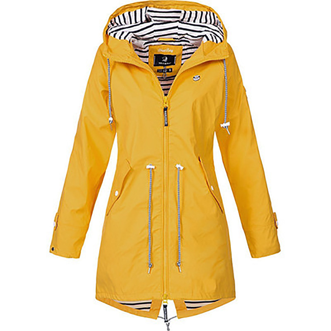 Levoire | Imperméable À Capuche Jaune