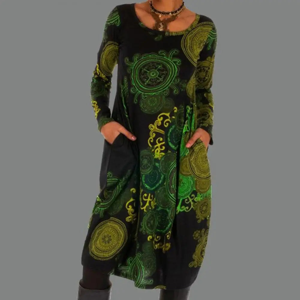 Levoire | Robe Boho Vintage Vert