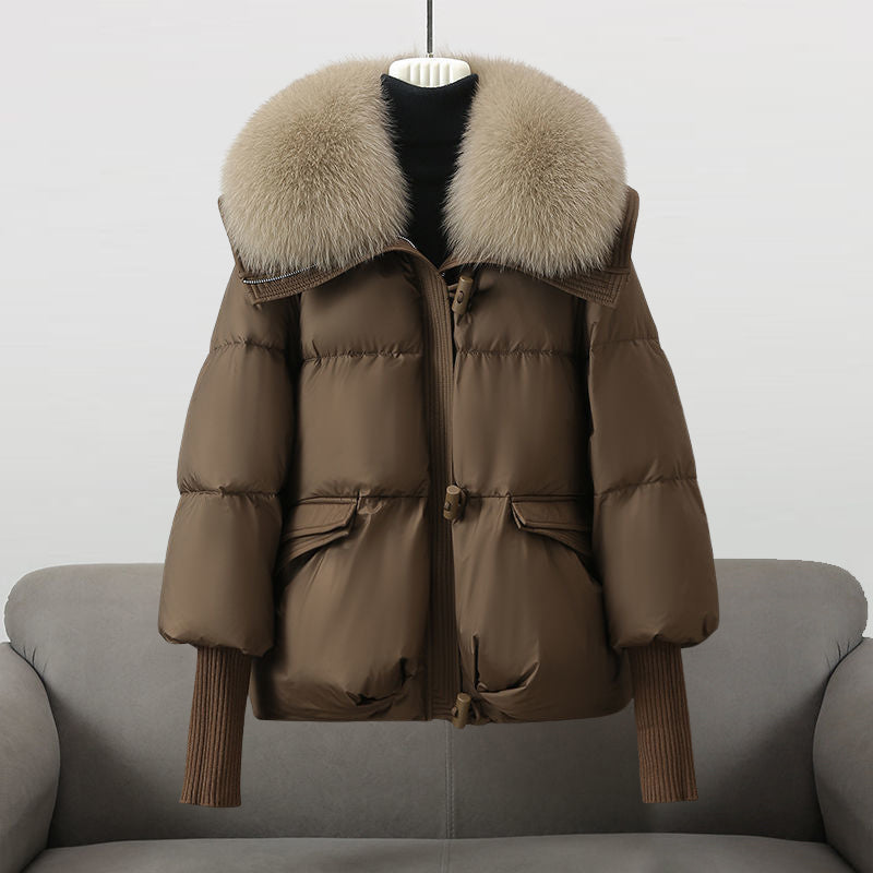 Levoire | Veste En Duvet Glamourueuse Braun