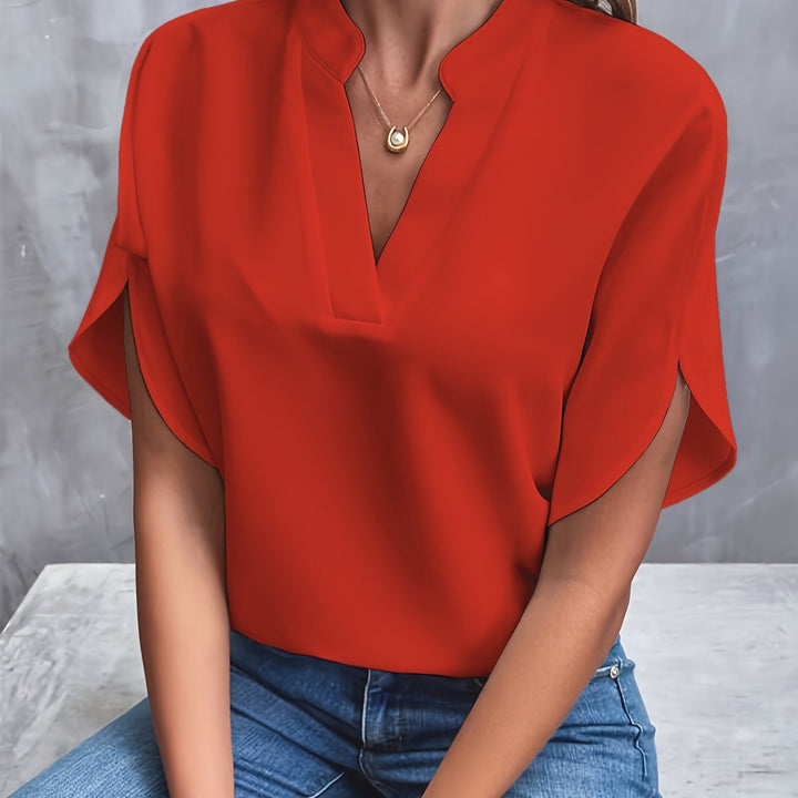 Levoire | Élégante Blouse Légère Rot