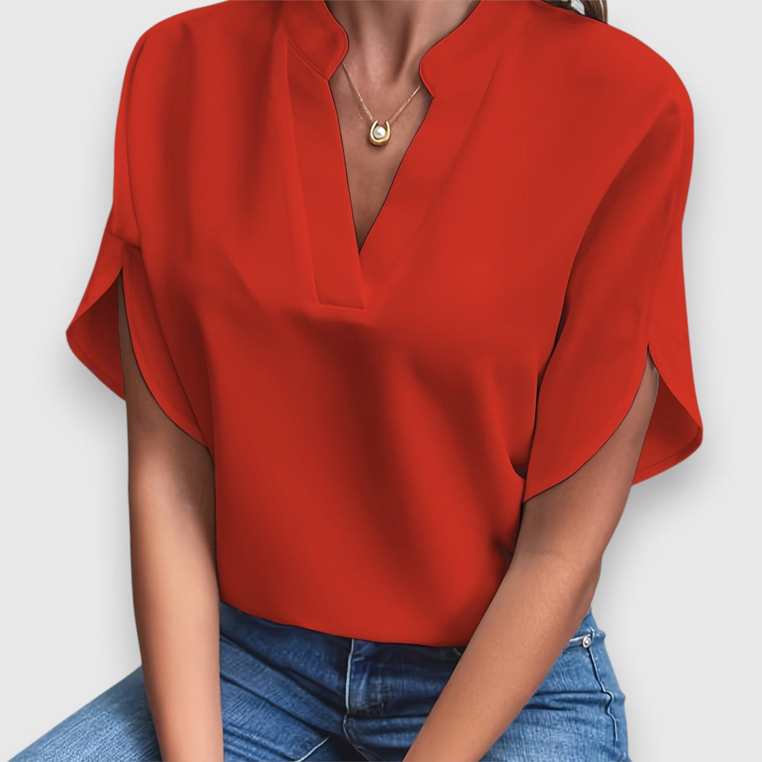 Levoire | Blouse Légante Avec Détail Nœud Rot