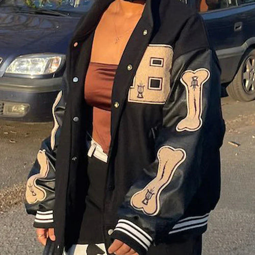 Levoire | Veste Bomber Streetwear Varsity