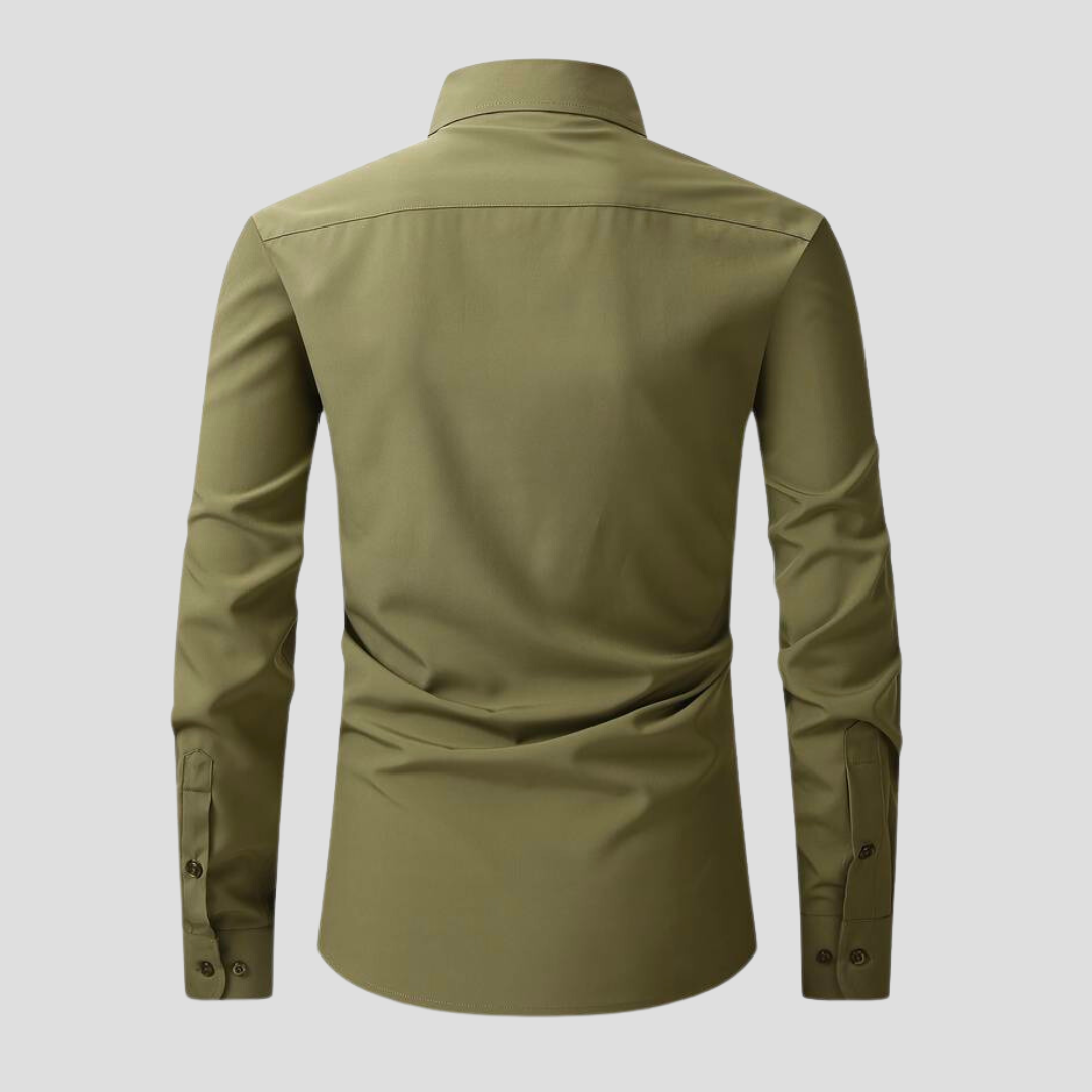 Levoire | Chemise D'Affaires À Col Convertible