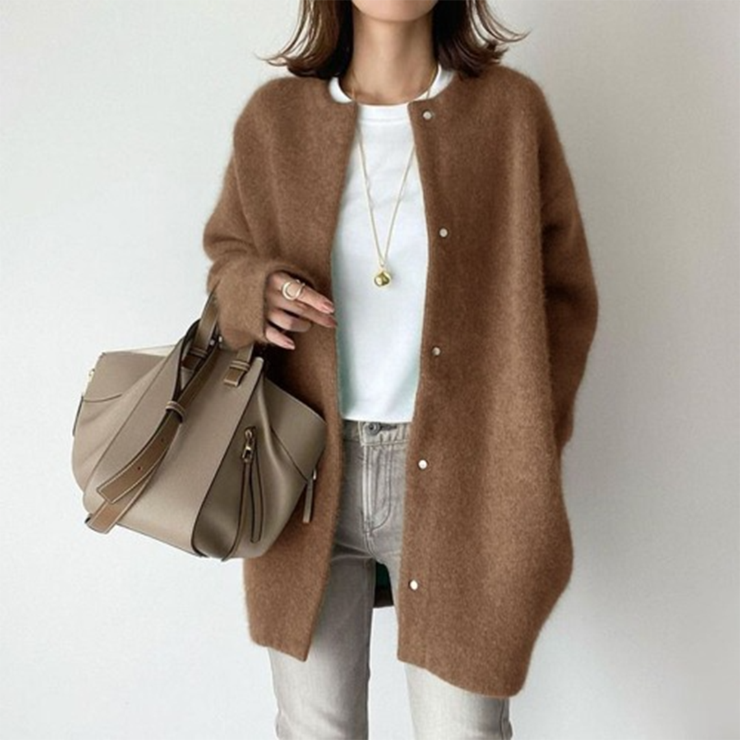 Levoire | Pull En Tricot Pour Femmes Braun Une taille