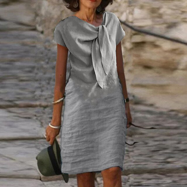 Levoire | Élégant Chic Robe Gris