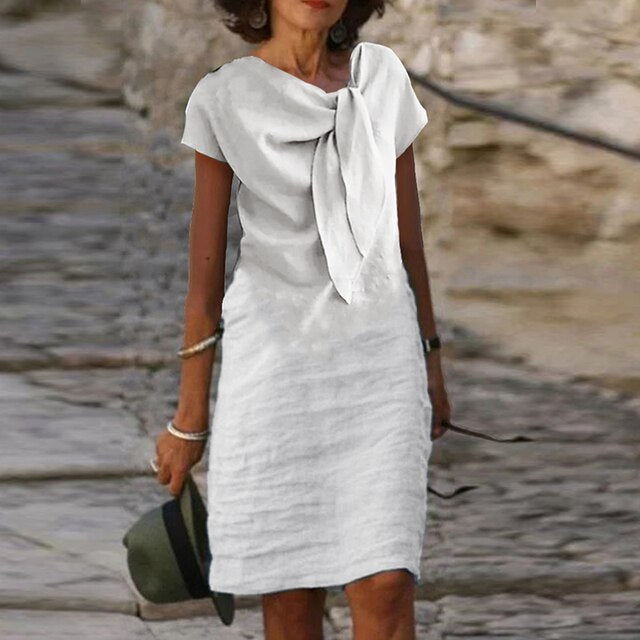Levoire | Élégant Chic Robe Blanc