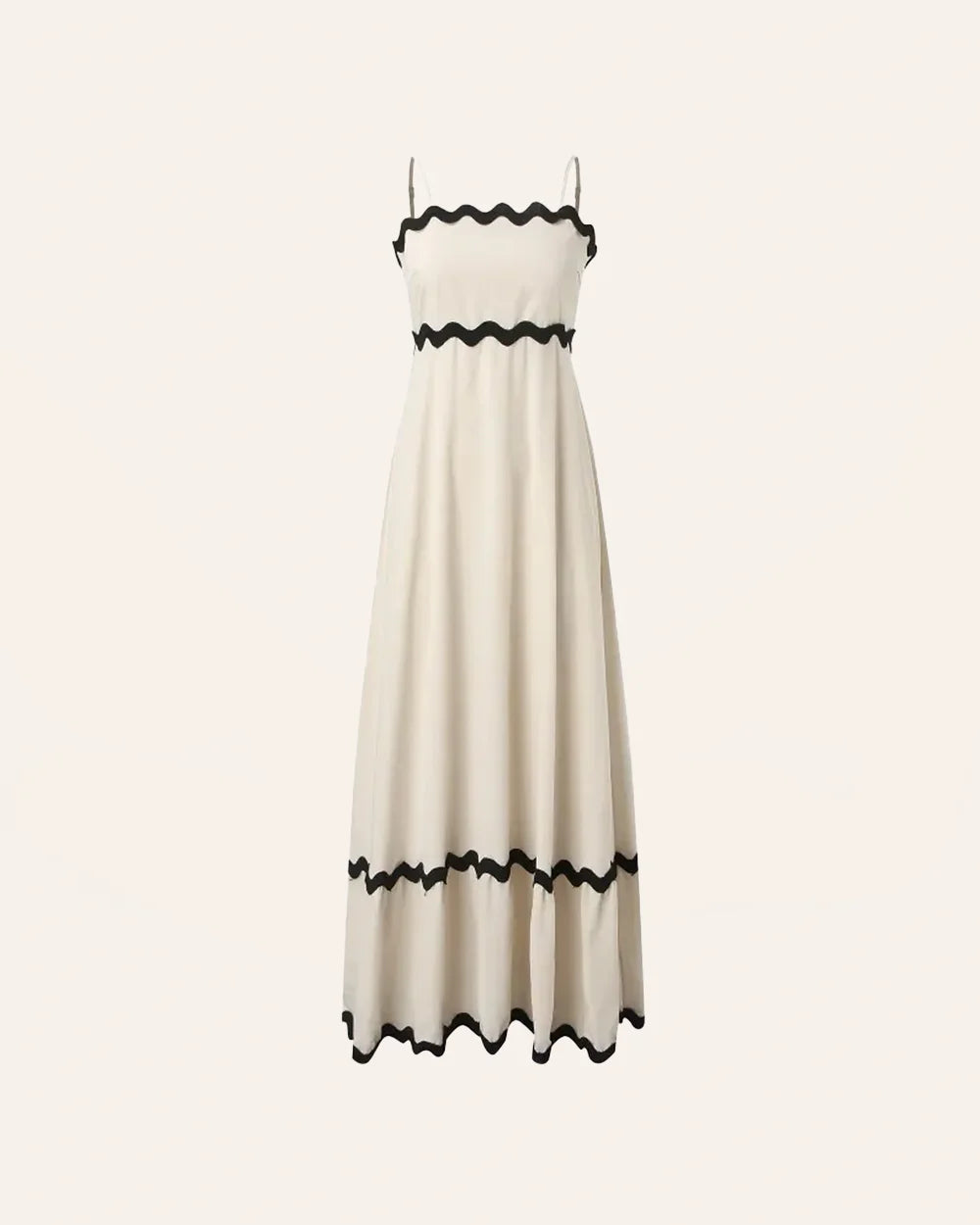Levoire | Robe Longue Kapri En Contraste