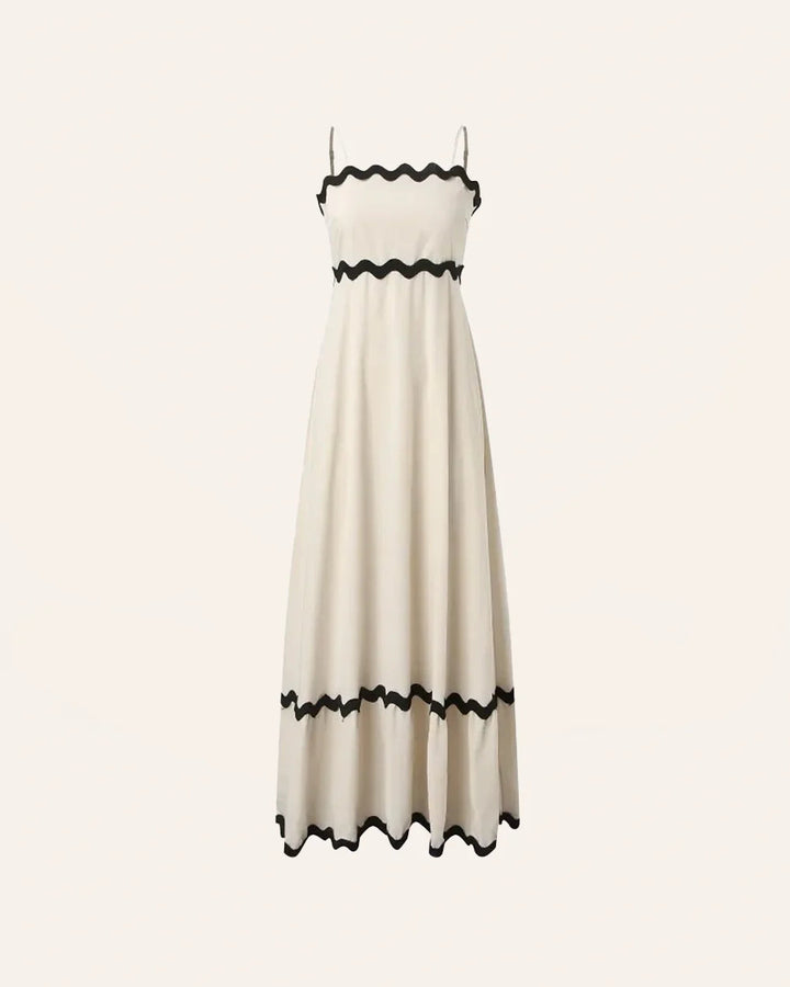 Levoire | Robe Longue Kapri En Contraste