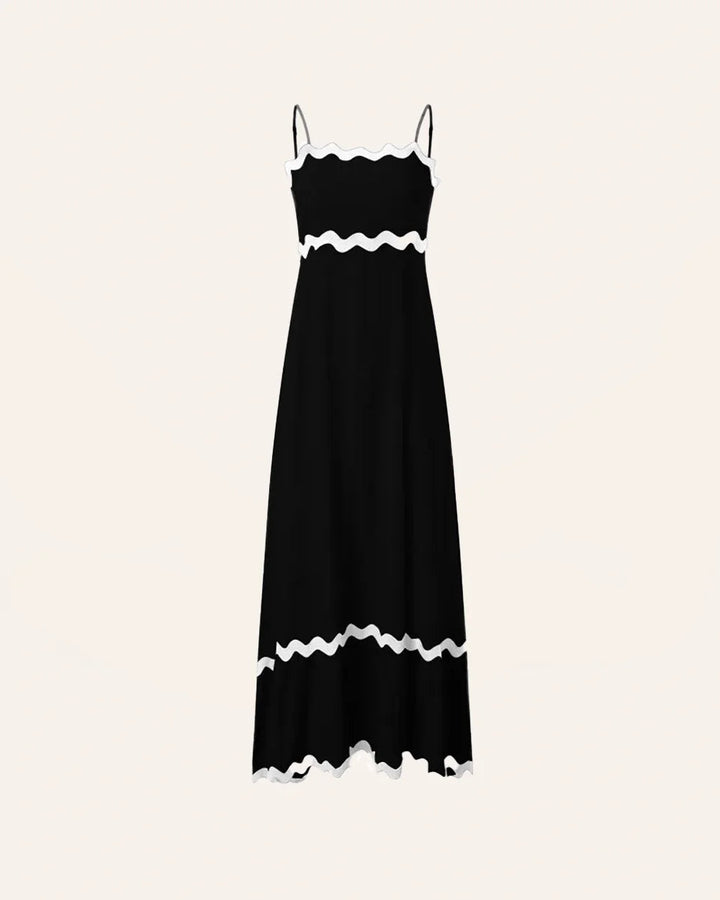Levoire | Robe Longue Kapri En Contraste