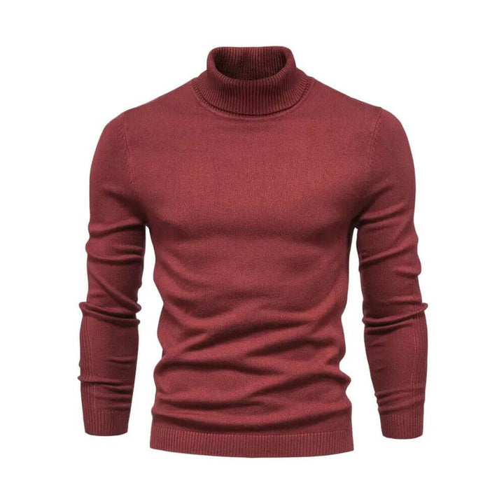 Levoire | Pull Confortable À Manches Longues Rouge foncé