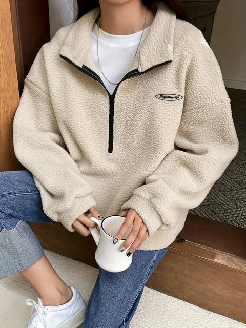 Levoire | Sweatshirts À Capuche Avec Fermeture Éclair Beige