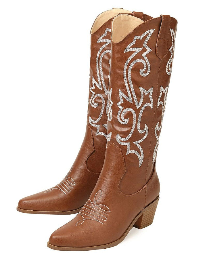 Levoire | Bottes De Cowboy Robustes Avec Broderie