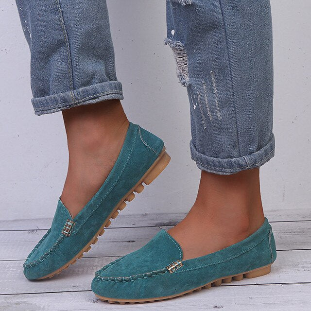 Levoire | Chaussures Plates Décontractées Pour Femmes Vert