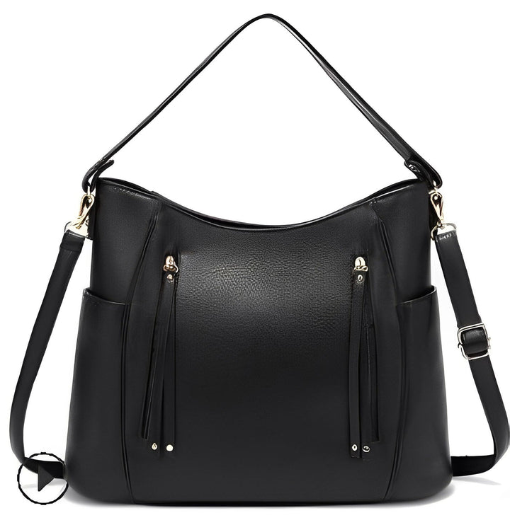 Levoire | Sac en cuir vintage avec du charme Noir