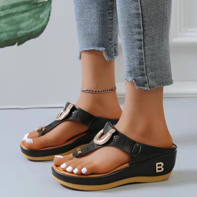 Levoire | Sandales Pour Femmes Pour Les Vacances D'Été Noir